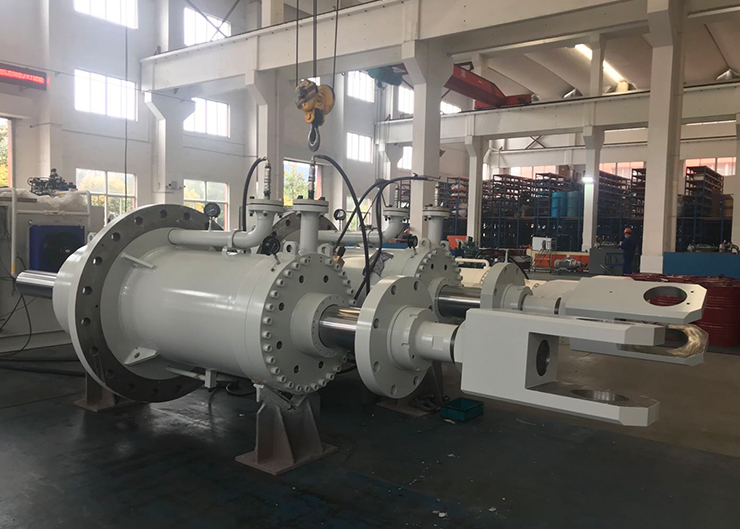 大藤峽電站水輪機接力器，單機容量20萬千瓦